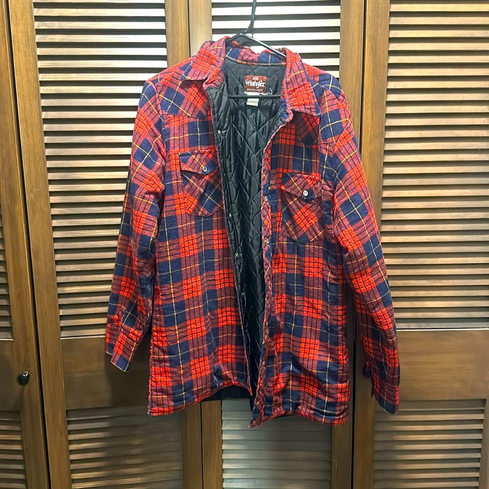 Wrangler Made In The USA. Quilted Flannel Vintage